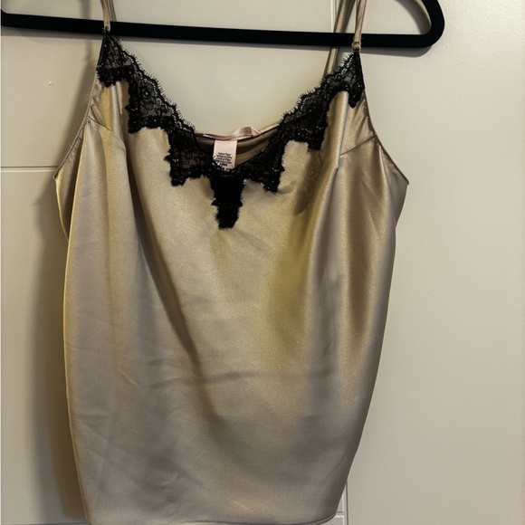 Victoria's Secret Cream and Black Lace Chemise Set - Picture 6 of 9